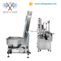 Bespacker QDX-S1 Automatic feeder twist off vacuum screw pe plastic glass jar bottle capping machine